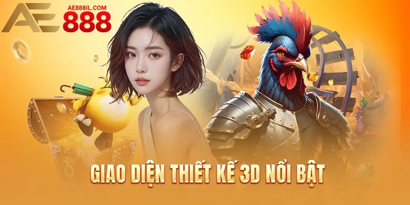 Giao diện thiết kế 3D nổi bật