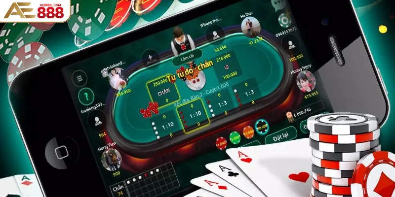 Chơi đánh bài trực tuyến tại sảnh casino nhà cái AE888